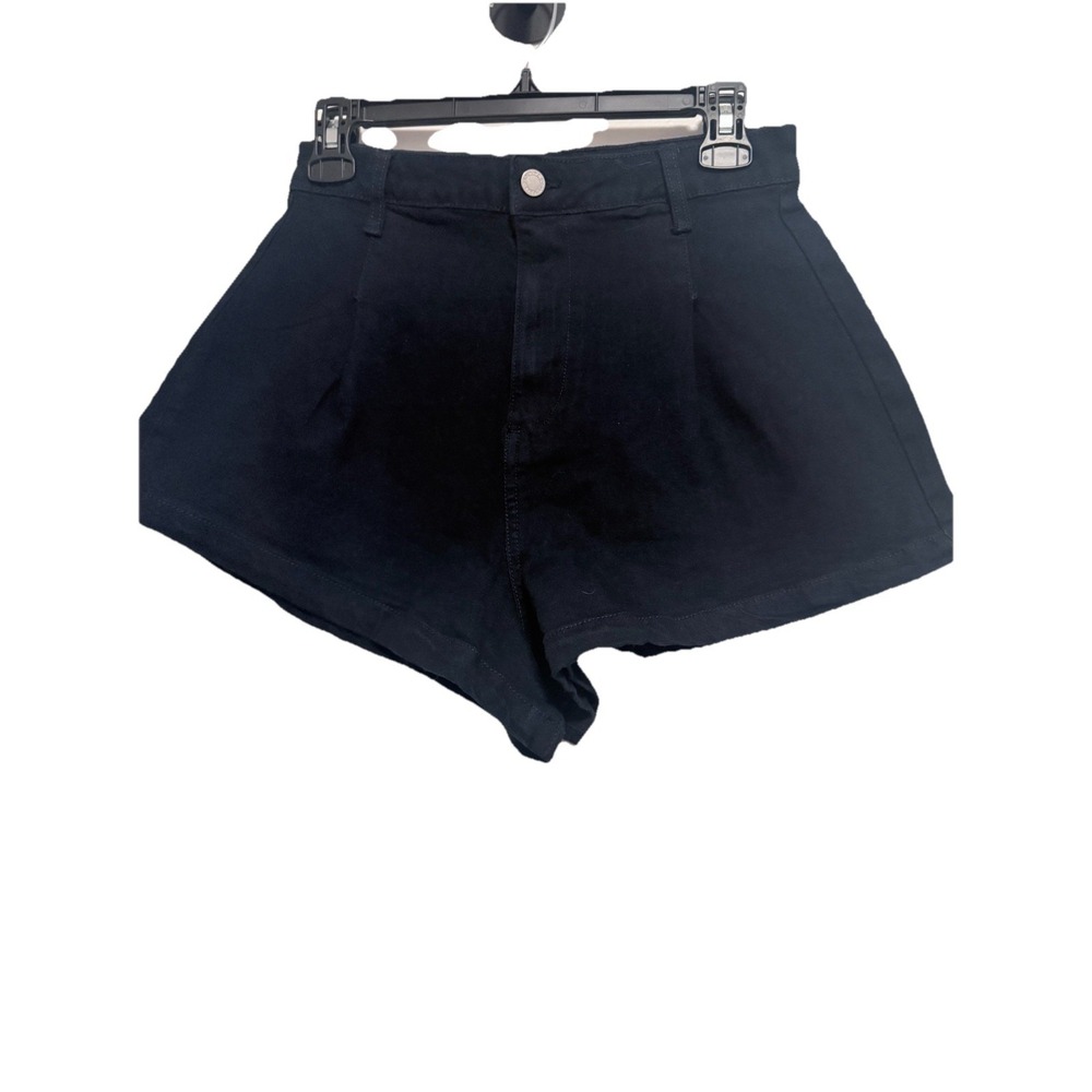 WeWoreWhat Trumpet Flare Shorts Stretch Denim Zuz Indigo Rinse 26
